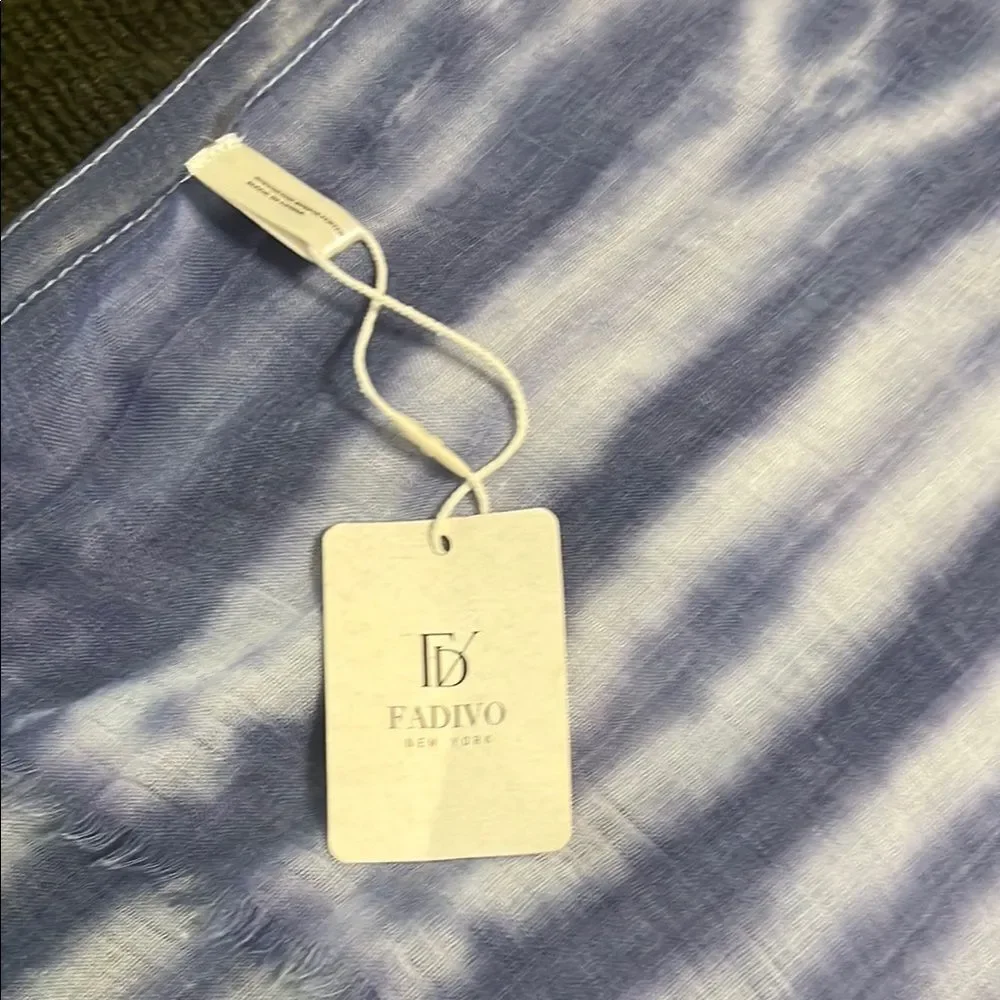 Blue Tie-Dye Pashmina (NWT)